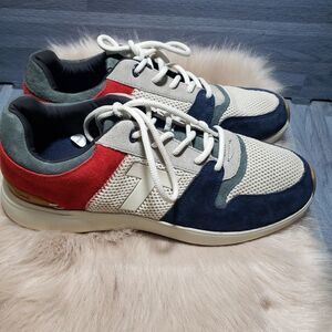 TOMS Red & Navy Aorryo Nubuck Men's Sneaker